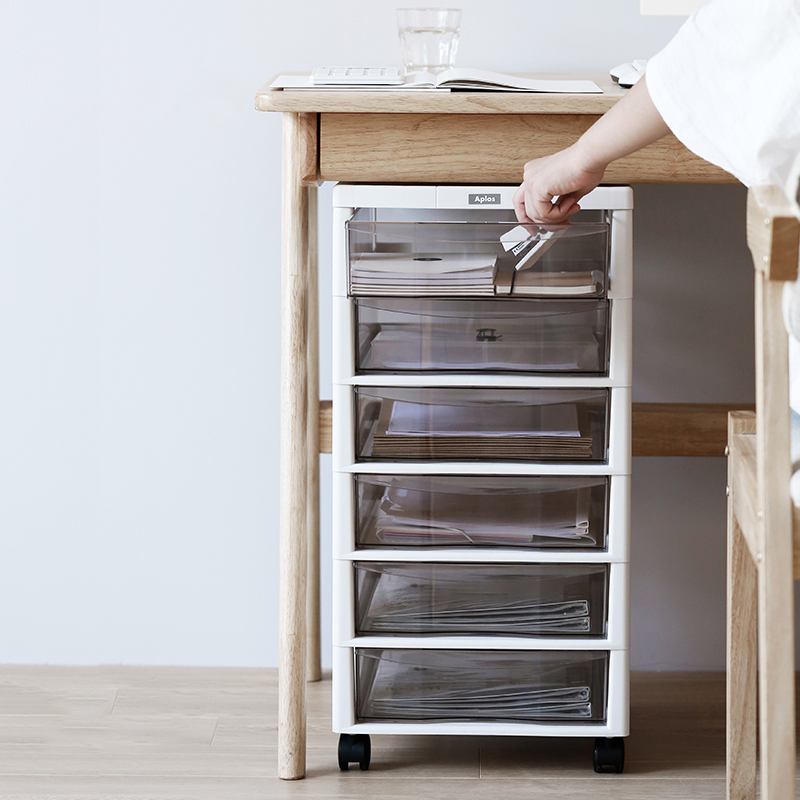 JEJ Japan imports B4 file drawer cabinet office multi - layer collection locker can be moved