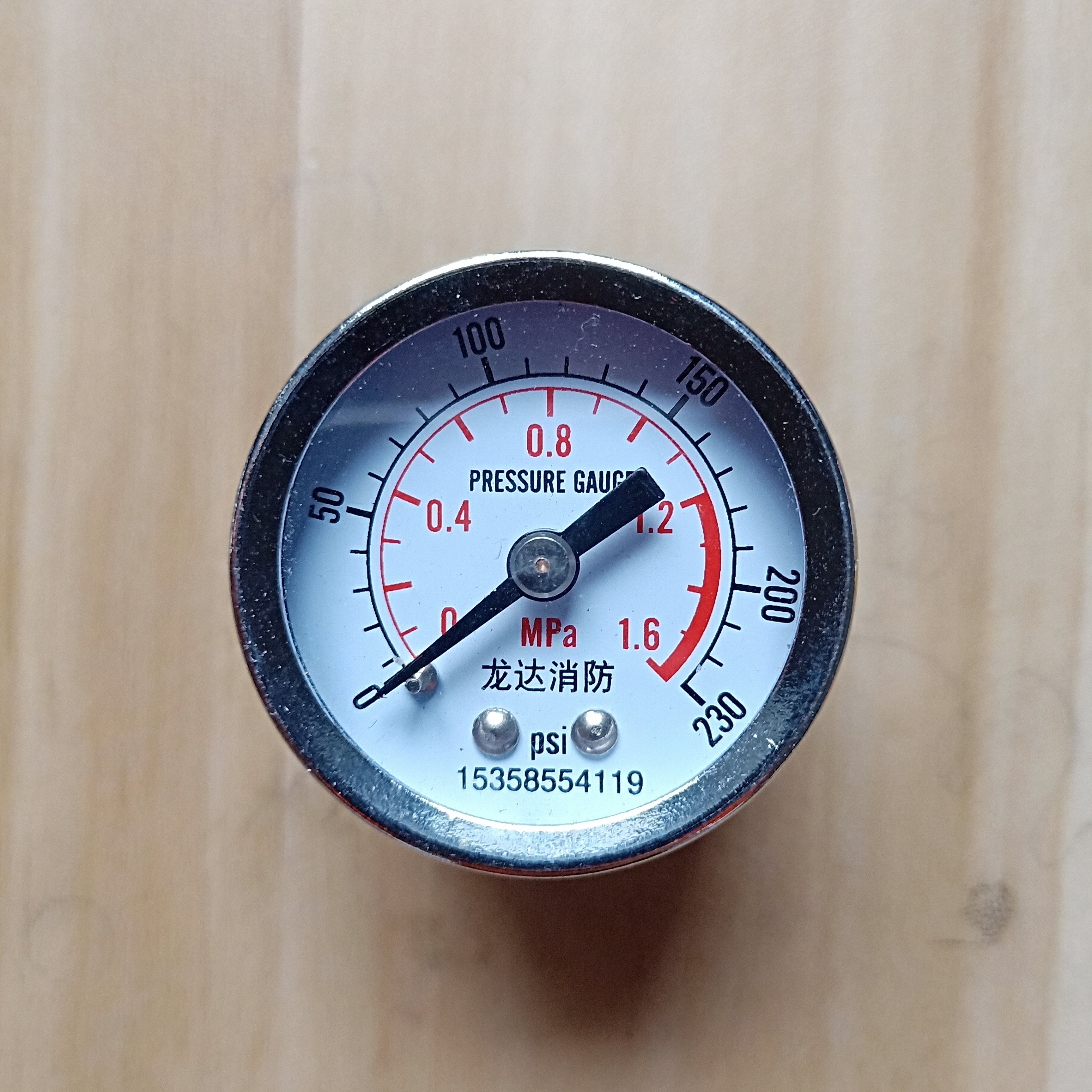 Elimination instrument pressure gauge 4 cm surface pressure measuring device pressure gauge