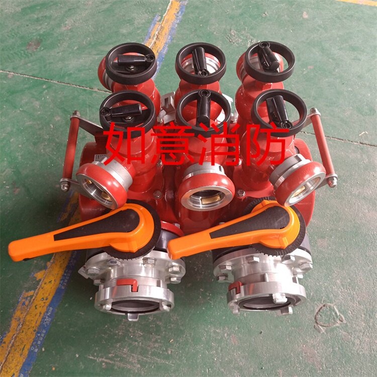 Fast eight-divider binary six-out fire water belt fast water segment