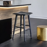 Столетный табурет с твердым деревом высокий стул Nordic Bar, Магазин молочного чая повседневный стул островной платформ высокий батончик, стул Новый китайский стул