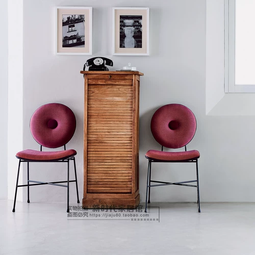 Дизайнерская индивидуальная итальянская простая домашняя железная столовая кресло для переговоров по переговорам по переговорному стулу моделя Комната Кофейня Стул