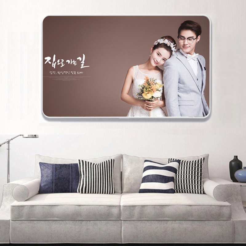 Wedding dress family photo photo frame custom Lafite crystal wash photo wall enlarged 16-40 inch production