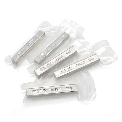 Серебряный браслет, монеты, сырье для косметических средств, серебро 9999 пробы, со снежинками, 100 грамм