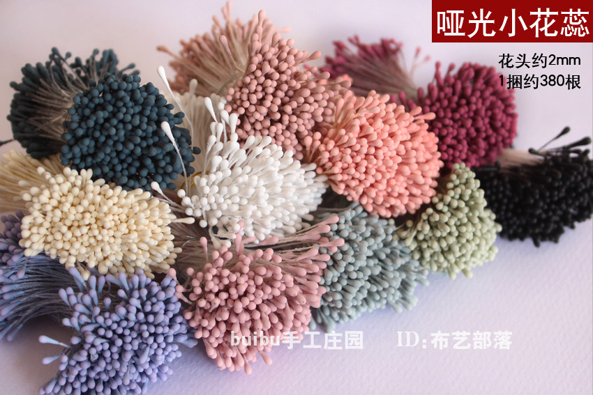 DIY Ornaments Accessories Korea Flowers Materials Floral Heart Hair Accessories Floral Mens Bud Snow-spun Flowers Core