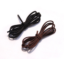 diy jewelry material accessories Korean velvet imitation leather rope hand necklace chain Hand embroidery Elephant pendant black