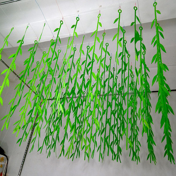 Kindergarten classroom environment layout class decoration Wicker rattan ceiling corridor shopping mall air hanging ornaments