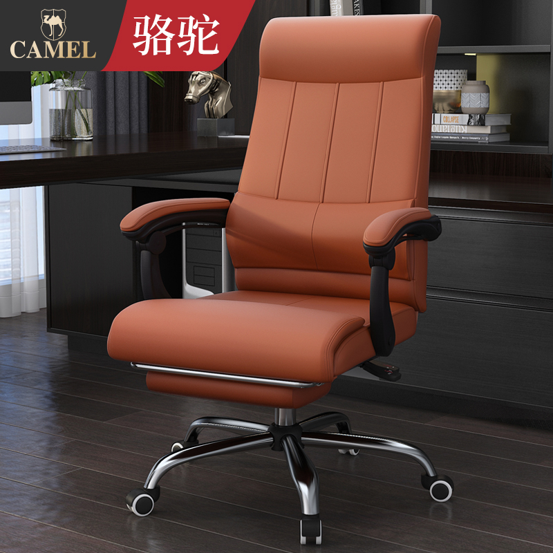 Camel Computer Chair Home Office Chair Comfort Long Sat Electric Racing Chair Body Ergonomic Chair Bookroom Desk Owner Chair
