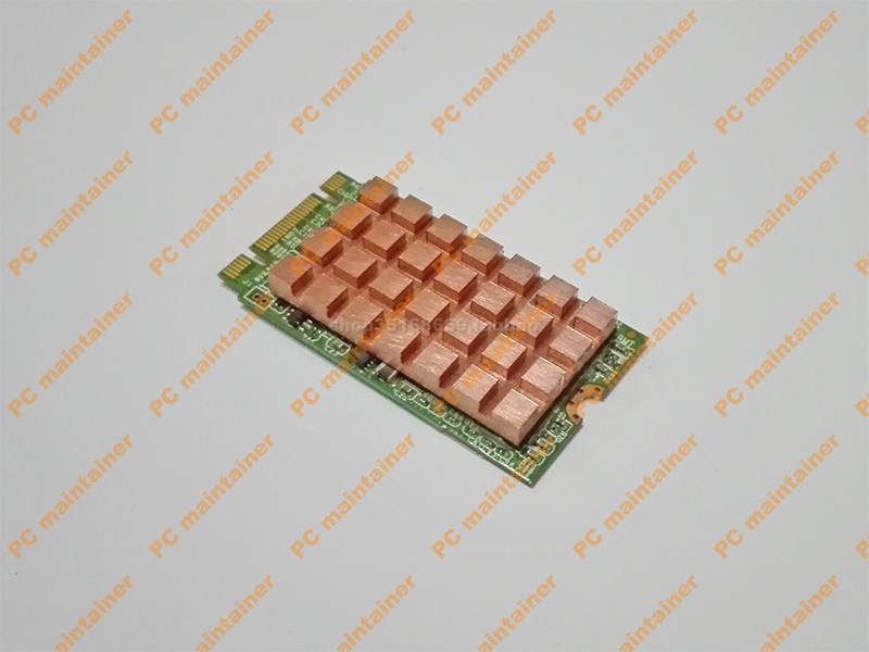 Ultra-thin pure copper M 2 NGFF 2242 solid-state drive SSD notebook heat sink radiator cooling