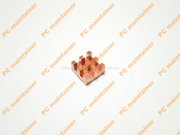 Ultra-small broken slot copper pure copper memory memory MOS heat sink electronic IC chip heat sink 7*7*4