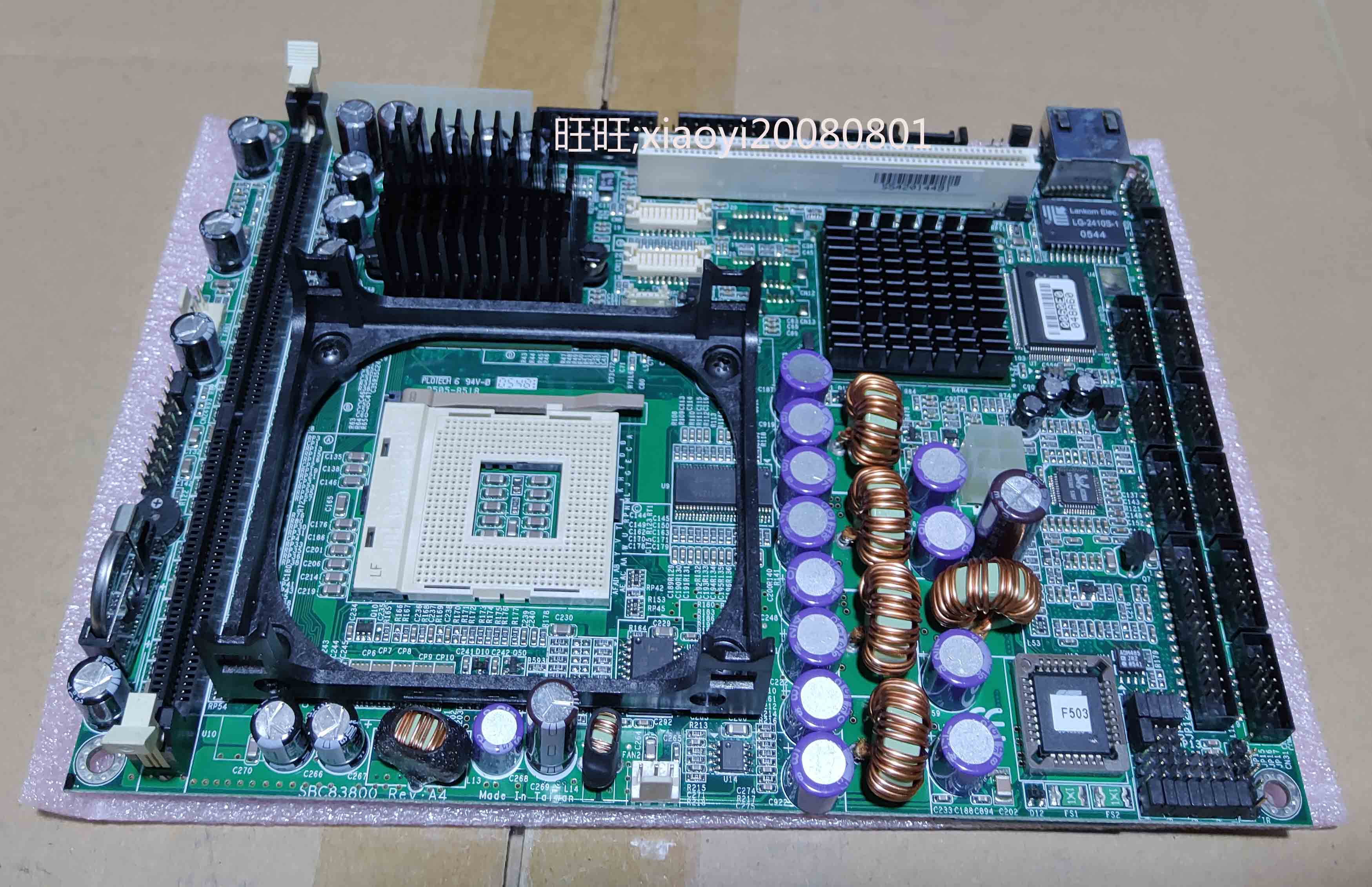 Axis motherboard SBC - 83800 # inventory board warrants for one year