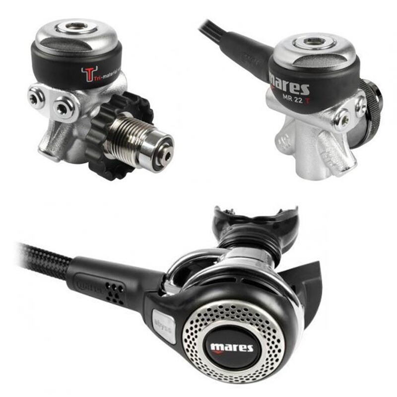 MARES ABYSS 22 primary and secondary head suction regulator diving regulator