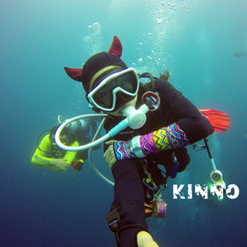 KINNO SCUBA Cono Diving Original New Pint Cute Cartoon Diving Headgear Small Devil's Dive Cap
