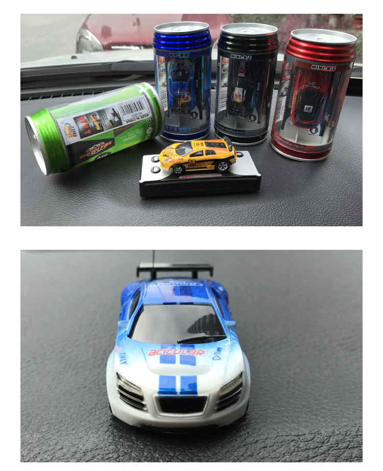 Siêu nhỏ sạc xe điều khiển từ xa lon xe thể thao Coke tốc độ cao drift đua xe đồ chơi trẻ em xe hơi đồ chơi