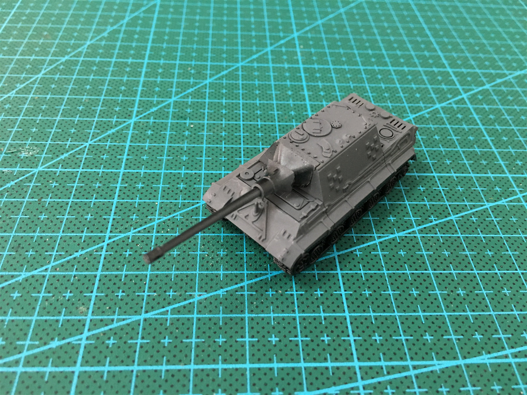 Finished product 1:144 mini sand tray chariot model WWII German hunting tiger heavy tank annihiers full 50