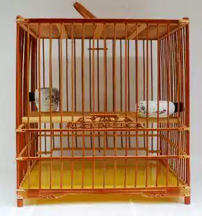 Embroidered eye bird cage