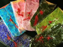 Silk decoration crafts creative small gifts Chinese style clothing brocade wine bottle set red wine set