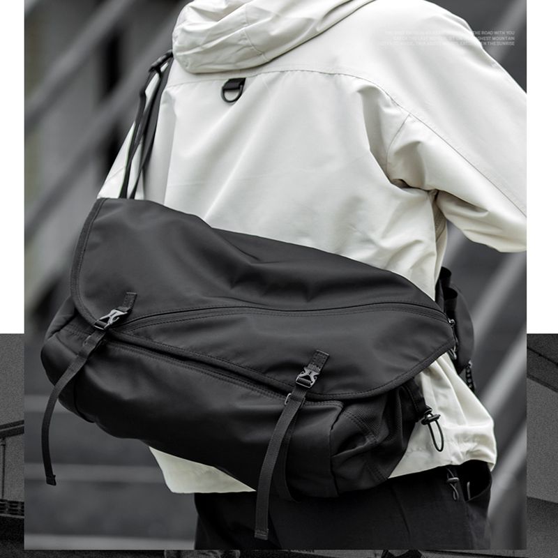 Hong Kong Duty-Free Men's Japanese Messenger Bag Tide Brand Shoulder Bag Student Messenger Bag Cycling Messenger Bag Men's Bag