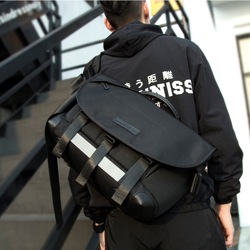 Hong Kong duty-free messenger bag tide brand men's bag street messenger bag casual simple travel men's shoulder crossbody bag