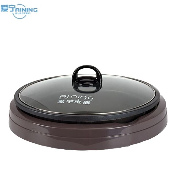 Aining 509 large 40cm round electric baking pan pizza pan frying pan separation oven household scones commercial