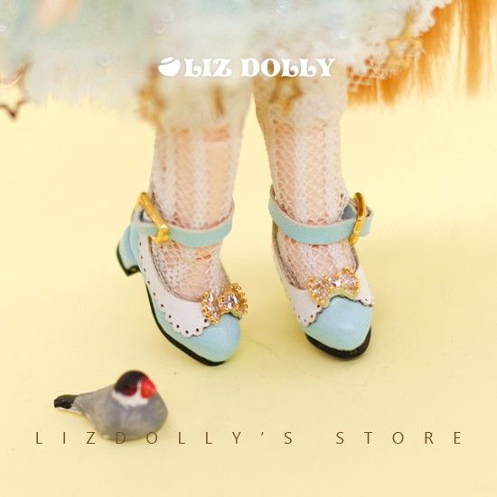 ob11 shoes spot afternoon sweetheart high heels plain body medium cloth bjd doll mico round cake beautiful knot pig baby shoes