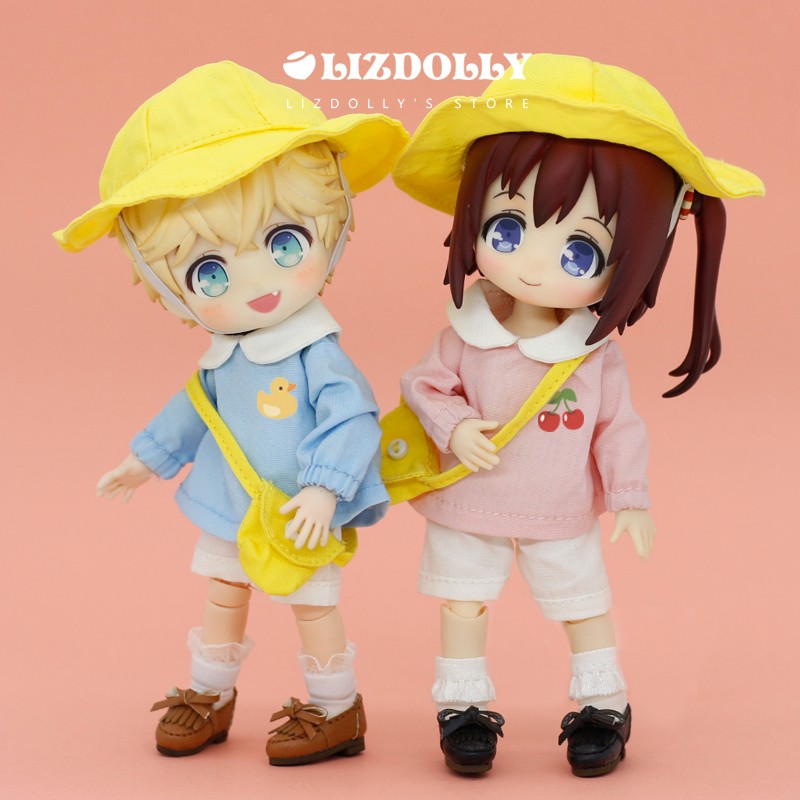 ob11molly kindergarten kindergarten set doll clothes 12 points bjd GSC plain body beauty knot pig Yuan Nai