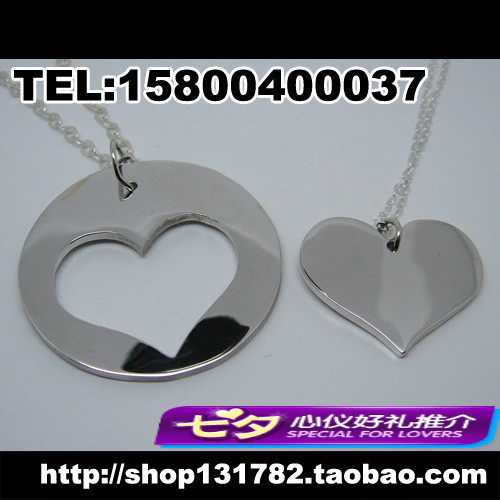 Valentine's Day Custom March 7 Jewelry Set to be a collection of physical stores 925 pure silver necklace lovers necklace pair-Taobao