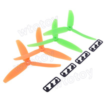 Clearance four-axis Multi-Axis aircraft 5030 three-blade positive and negative nylon propeller QAV250 traversing machine