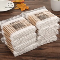 Kapok swab cotton swab double-ended childrens kindergarten diy painting and coloring cotton swab painting cotton swab painting and coloring cotton bag tool