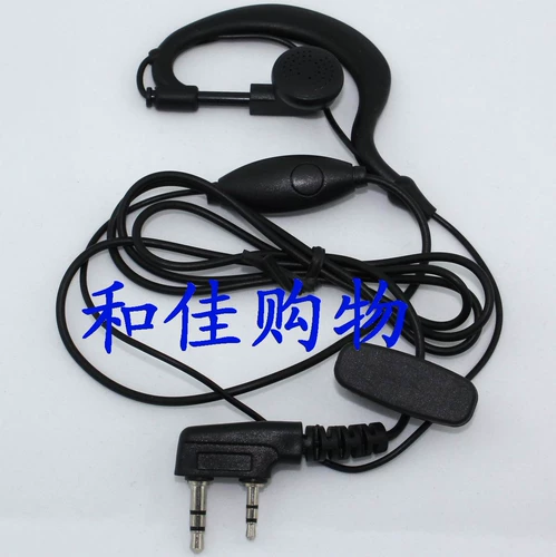 Обычная гарнитура гарнитуры интерком K Подходит для Baofeng 888S UV5R North Peak Spring Double Gack