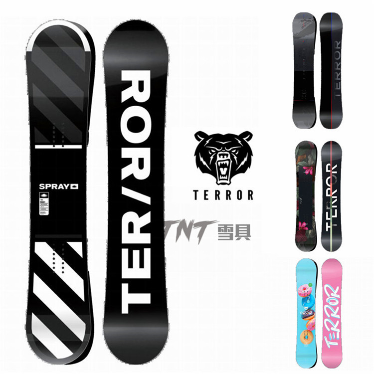 22 years new Terror Veneer Snowboard Snowboard Almighty Snowboard men and women Flat Flowers Park Board