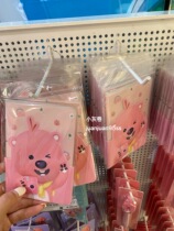 In stock for international students ZanmangLoopy Ruby Passport Holder Pink Beaver Card Holder