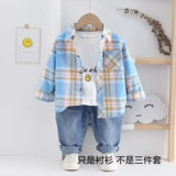 Хлопковая летняя тонкая детская рубашка для мальчиков, детская одежда