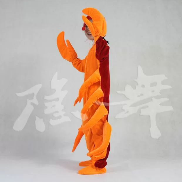 Giáng sinh khuyến mãi trẻ em người lớn mới trang phục kỳ nghỉ cha mẹ trẻ em động vật thủy sản cua tôm quần áo biểu diễn