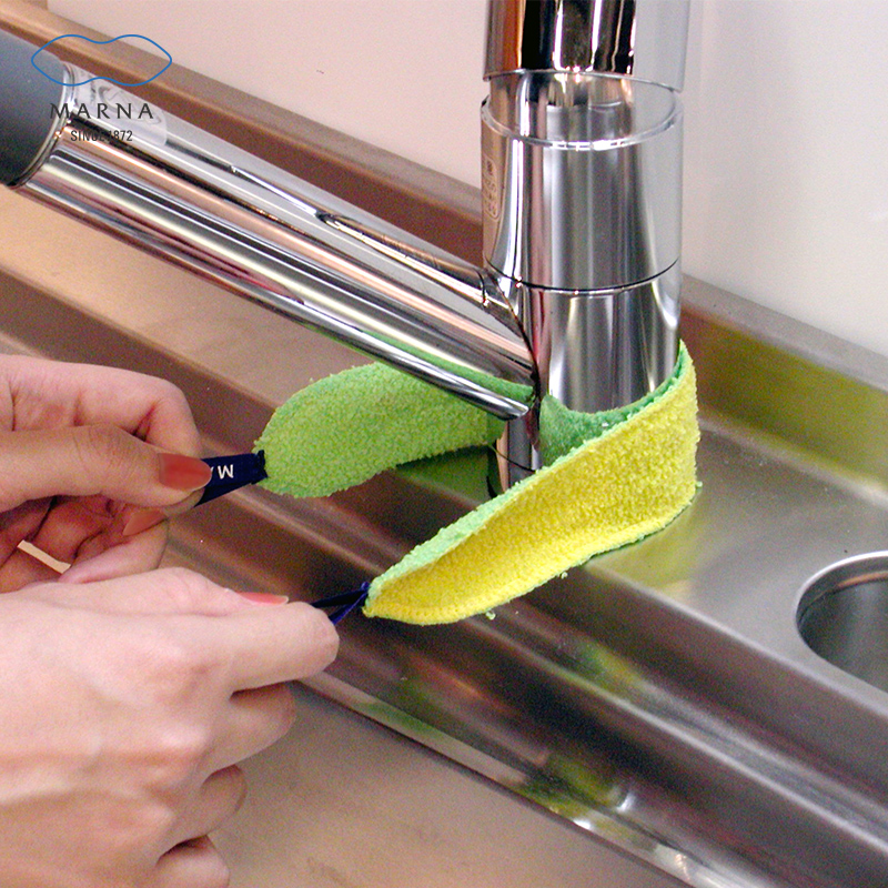 Japanese marna faucet special cleaning cloth double-sided scouring cloth cleaning cloth