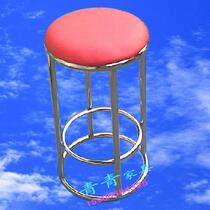 Round stool bar stool dining stool round red black Internet bar chair dining stool 45-60cm high