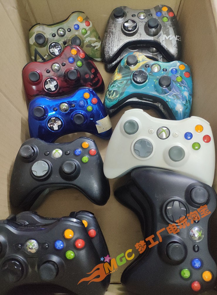 Medieval Microsoft XBOX360 original installed wireless shake handle XBOX360 wireless handlebar function intact