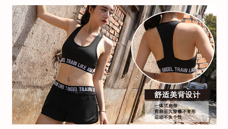 Kích thước lớn nhanh khô quần áo giả hai mảnh quần short tập thể dục hai mảnh mùa hè quần áo tập thể dục thể thao của phụ nữ chạy quần tập gym nữ