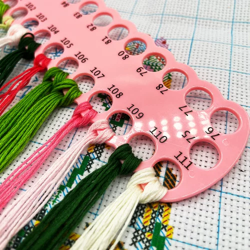 111 Пустое акриловое перекрестное плата с цифровыми вспомогательными инструментами артефакты для ношения рядных пластин большие отверстия