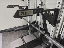 REP Heavy Self-Return Hook Large Weight Deep Squatting Rollout Bar Equipped Force Lifting Training Adapted 26 26-Hole 75 Tube