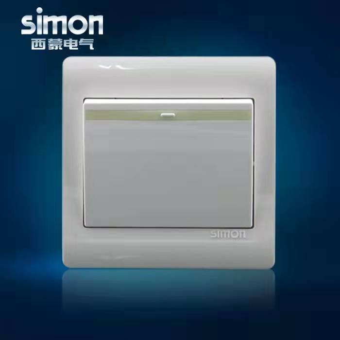 Simone switch socket 50G series open single control switch with fluorescent G51011BTY special price simon