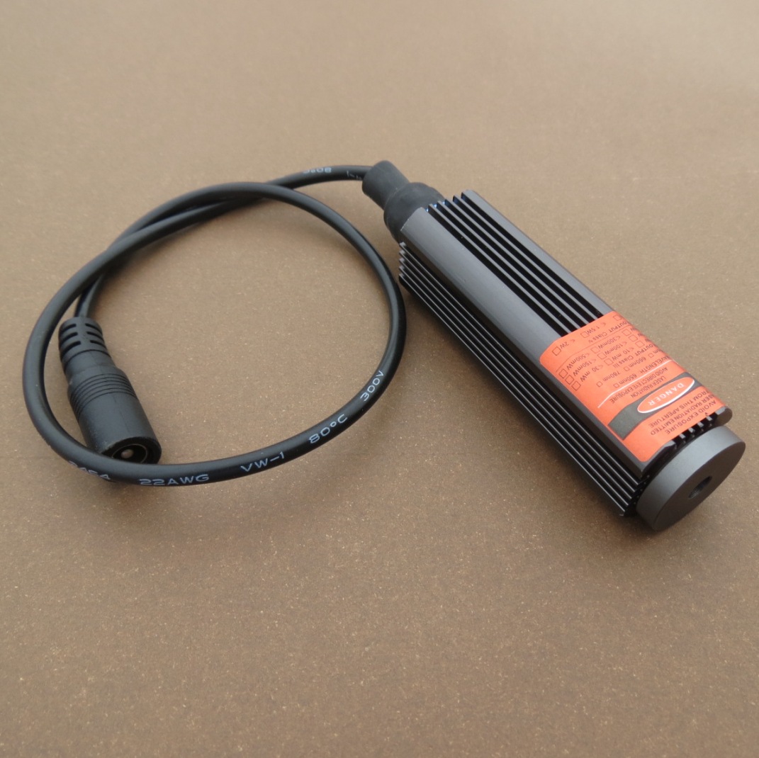 Fiber green 12V 660nm 200mW one line waterproof red laser module Car red laser