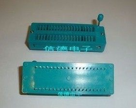 优质镀银40脚锁紧座 IC测试座 3M 窄体 40P以下IC都可以测