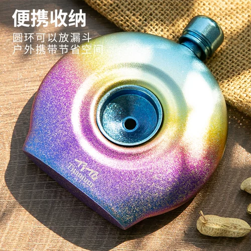 Портативная карманная фляжка для кемпинга, увеличенная толщина