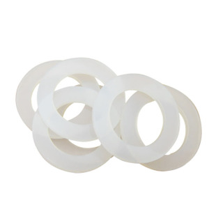 4 points 6 points 1 inch silicone gasket white silicone seal flat cushion gasket