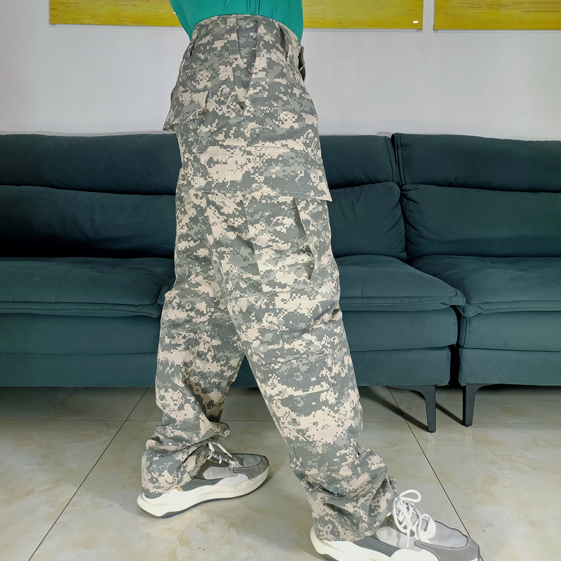 Military Enthusiast American Acu Camouflage Outdoor Cargo Pants Men's Summer Multi-Pocket Loose Casual Sports Tactical Pants Military Enthusiast American Acu Camouflage Outdoor Cargo Pants Men's Summer Multi-Pocket Loose Casual Sports Tactical Pants