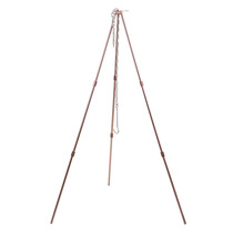 Kermann Ultralight Aluminum Alloy Tripod Suspension Boiler Bracket Camping Barbecue Grill three-section detachable adjustable high