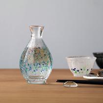 Japanese native ADERIA handmade crystal glass Delli jug special wine set F70081