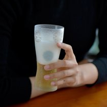 Japanese original ADERIA Tsui transparent glass beer glass