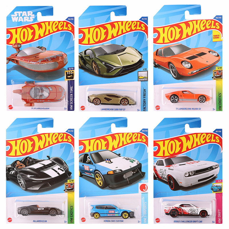 Hot Wheels Alloy Car, Cool Sports Car, Toy Model for Boys, Children's Toy, Nissan Lamborghini 22L