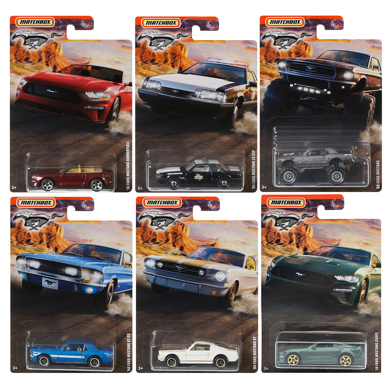 Matchbox Matchbox City Hero Ford Car Model Toy Alloy Police Car Mustang Sedan Metal